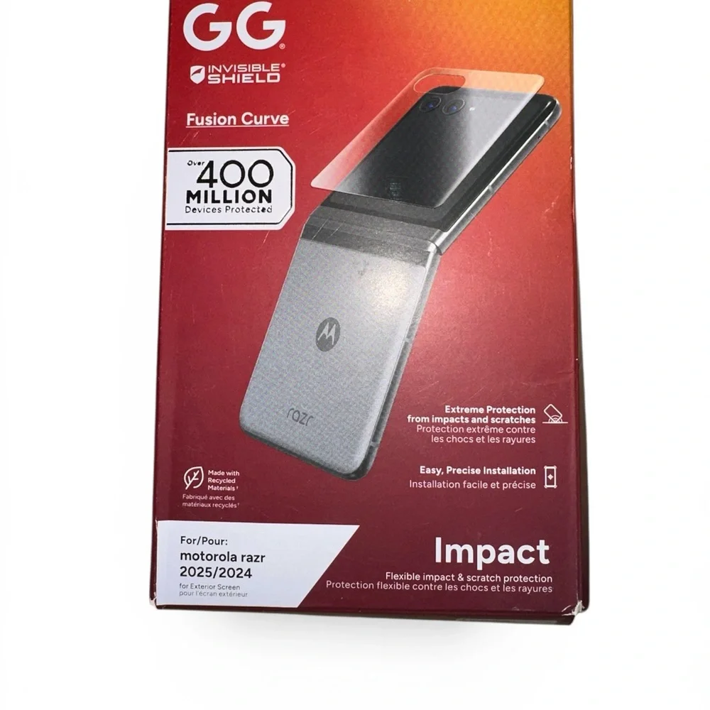 Motorola razor screen protector